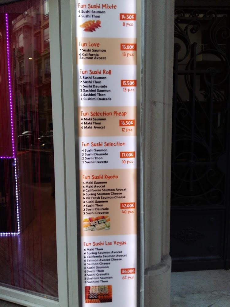 Fun Sushi Nice - Menu Image 3